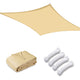 Rectangle Shade Sail Patio Deck Shade 8x10