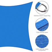 Rectangle Shade Sail Patio Deck Shade 23x20