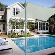 TheDisplayOutlet Water Resist Rectangular Sun Shade Canopy 10x13 Ft Image