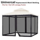 TheDisplayOutlet Gazebo Netting Replacement for 10x12 Gazebos Image
