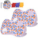 TheDisplayOutlet Fabric Bean Bag Toss Billboard (2 Holes) for Tradeshow, Lemon 2ct/pk Image