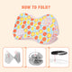 TheDisplayOutlet Fabric Bean Bag Toss Billboard (2 Holes) for Tradeshow Image