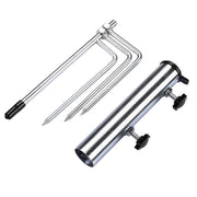 TheDisplayOutlet Metal Beach Umbrella Anchor Holds Poles D1 7/16" Image