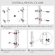 TheDisplayOutlet Patio Umbrella Deck Railing Holder Fits 1-9/16" Poles Image