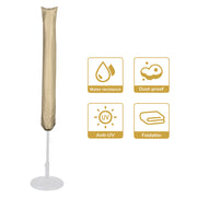 TheDisplayOutlet Waterproof Patio Umbrella Cover Optional Image