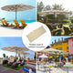 TheDisplayOutlet 15 Foot Patio Umbrella Cover with Zipper Rod Image
