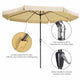 TheDisplayOutlet Patio Umbrella Tilt Metal 10ft 8-Rib Image