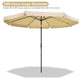 TheDisplayOutlet Patio Umbrella Tilt Metal 10ft 8-Rib Image