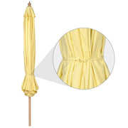 TheDisplayOutlet Patio Umbrella Wooden 13ft 8-Rib Image