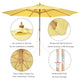 TheDisplayOutlet Patio Umbrella Wooden 13ft 8-Rib Image