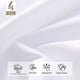 TheDisplayOutlet Commercial Wooden Market Umbrella 7ft 6-Rib for Bistro/Events Image