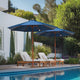 TheDisplayOutlet Patio Umbrella Wooden 9ft 8-Rib Image