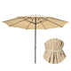 TheDisplayOutlet Patio Umbrella Metal 13ft 8-Rib, Tan Image