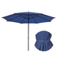 TheDisplayOutlet Patio Umbrella Metal 13ft 8-Rib, Navy Image