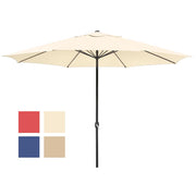 TheDisplayOutlet Patio Umbrella Metal 13ft 8-Rib Image