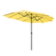 TheDisplayOutlet Rectangular Patio Umbrella Metal 15x9ft Image