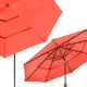 TheDisplayOutlet Patio Umbrella Tilt 3-Tiered 11ft 8-Rib Image