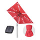 TheDisplayOutlet Square Solar Patio Umbrella w/ Light Bulbs Tilt 10ft 8-Rib Image