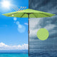 TheDisplayOutlet Patio Umbrella Tilt 10ft 8-Rib 220 gsm Canopy UV50+ Image
