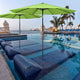 TheDisplayOutlet Patio Umbrella Tilt 10ft 8-Rib 220 gsm Canopy UV50+ Image