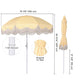 6ft Beach Umbrella for Swimming Pool Mobile Bar Cart