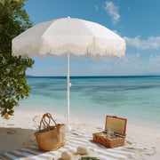 TheDisplayOutlet Beach Umbrella 6ft 8-Rib with Screw-in Anchor Image