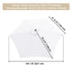TheDisplayOutlet Patio Umbrella Canopy 9ft 6-Rib, White Image