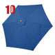 TheDisplayOutlet Patio Umbrella Canopy 9ft 6-Rib, Navy(10ct.) Image