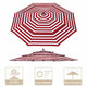 TheDisplayOutlet Patio Umbrella Canopy 10ft 8-Rib 3-Tiered Image