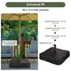 TheDisplayOutlet Patio Umbrella Weights 168 lb (2x)Sand Bags for 1 7/8" Poles Image