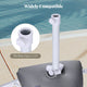 TheDisplayOutlet Portable Umbrella Stand Base Holds Poles D 1 1/4" Image