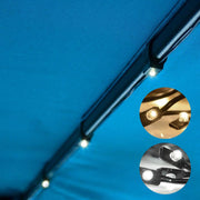 TheDisplayOutlet Solar Lights for 9ft 8-rib Offset Patio Umbrella Image