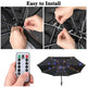 String Lights for Metal Patio Umbrella 9ft/10ft 8-Rib