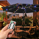 TheDisplayOutlet String Lights for Metal Patio Umbrella 9ft/10ft 8-Rib Image