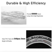 50' LED Rope Light Outdoor Waterproof