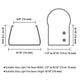 TheDisplayOutlet PVC Mounting Channel U-Track for 1/2" (13mm) Rope Lights Image