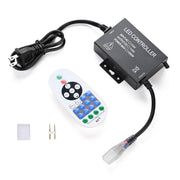 TheDisplayOutlet 2700K LED Controller & RF Remote for Outdoor Neon Rope Light 110V Image