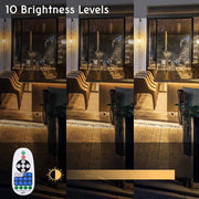 TheDisplayOutlet Outdoor Rope Light Warm White Light Strip RF Remote Image