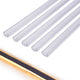 TheDisplayOutlet 5/16"x9/16" PVC U-Channels Mounting 3ft 5ct/pk Image