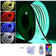 TheDisplayOutlet Hardwire 120V Outdoor Neon Rope Light RGBW App Music Sync RF Remote Image