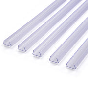 3/8"x11/16" PVC U-Channels Mounting 3ft 5ct/pk