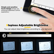 14 inch LED Tracing Light Board w/ Tracing Paper