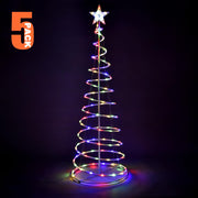 5' LED Lighted Xmas Spiral Tree