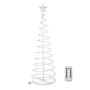 5' LED Lighted Xmas Spiral Tree