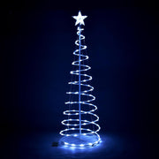 5' LED Lighted Xmas Spiral Tree