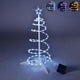 TheDisplayOutlet 2' Lighted Spiral Xmas Tree Solar Powered Image