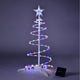 TheDisplayOutlet 2' Lighted Spiral Xmas Tree Solar Powered, RGBY Image