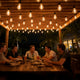 TheDisplayOutlet 200' Outdoor Bistro String Light with ST38 E12 Bulbs 120V 2700K Image
