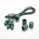 TheDisplayOutlet Mini LED String Lights Splitter Connectors 10ct/pk, 3-Way Splitter Cable Image
