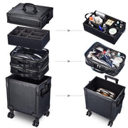 3in1 Portable Rolling Case for Sales Rep, Event Planner